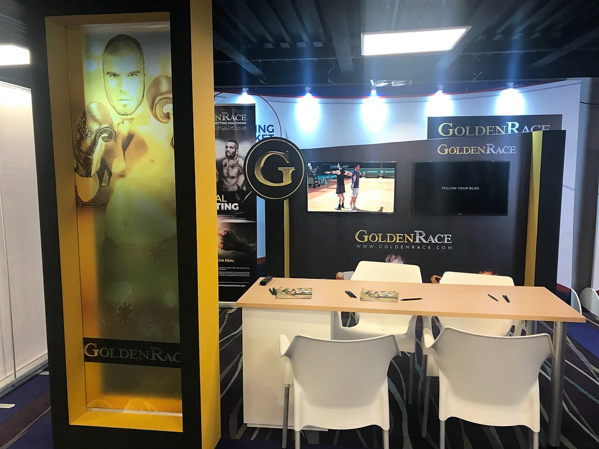 goldenrace's tweet photo. Primera jornada en #GamingMarketColombia llena de buenas impresiones. Hoy También podrás visitar el stand de #GoldenRace #GMC2017 #IGaming https://t.co/Skp6h9K6Nk