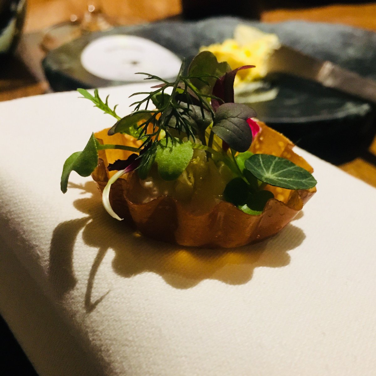 Ossyarab's tweet photo. Can’t thank everyone involved at @lenclume enough for a fabulous meal &amp; stay last night! @simon_rogan you have an outstanding team! #divine https://t.co/f21FYQNZSs