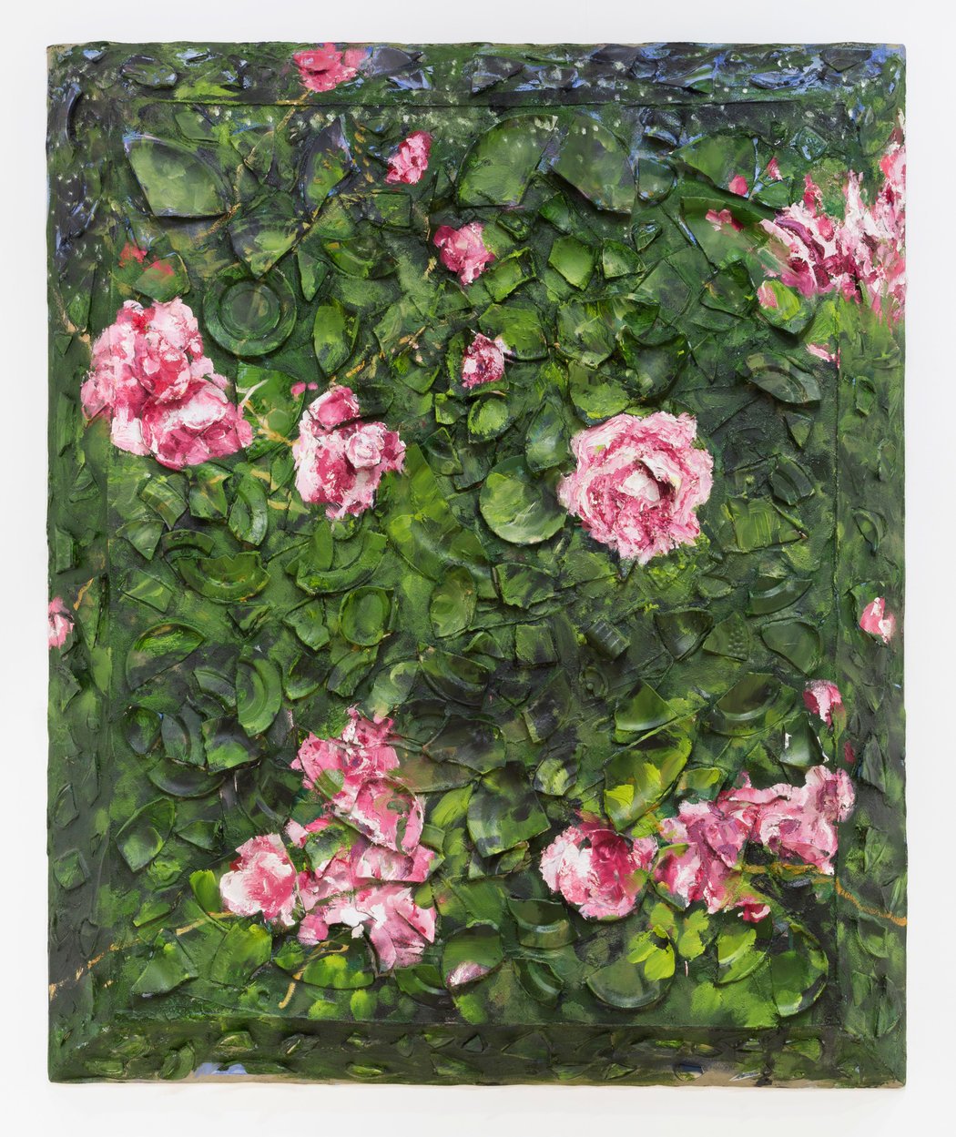 Happy birthday Julian Schnabel.
Rose Painting (Near Van Gogh s Grave) III, 2015 