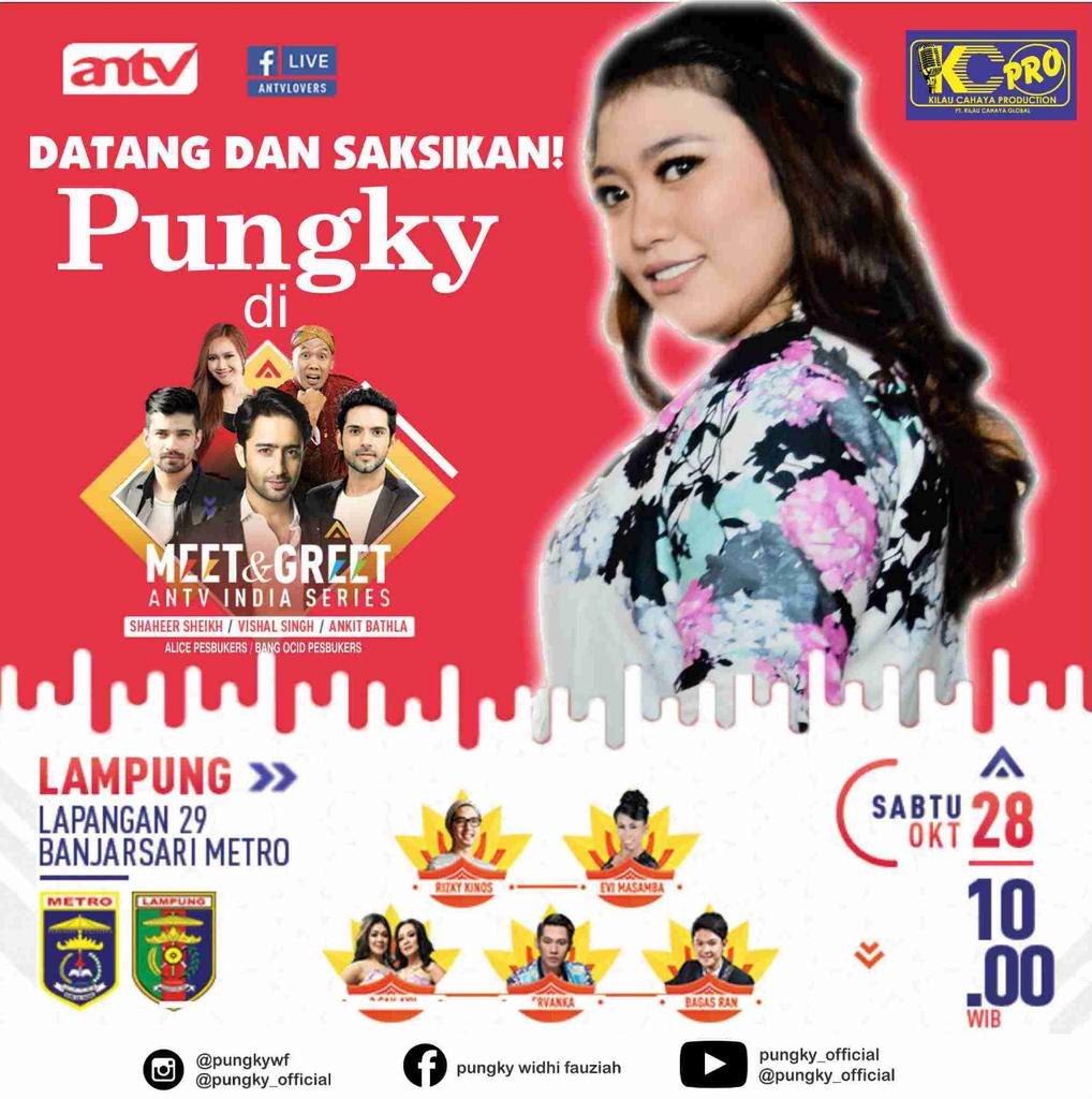 pungkywf's tweet photo. Pungkyours yg ada di lampung,datang dan ramaikan yuk...pungky bakal perform di lapangan 29 banjarsari metro lampung, sabtu 28 okt 2017... https://t.co/Gg0YlEJAzl