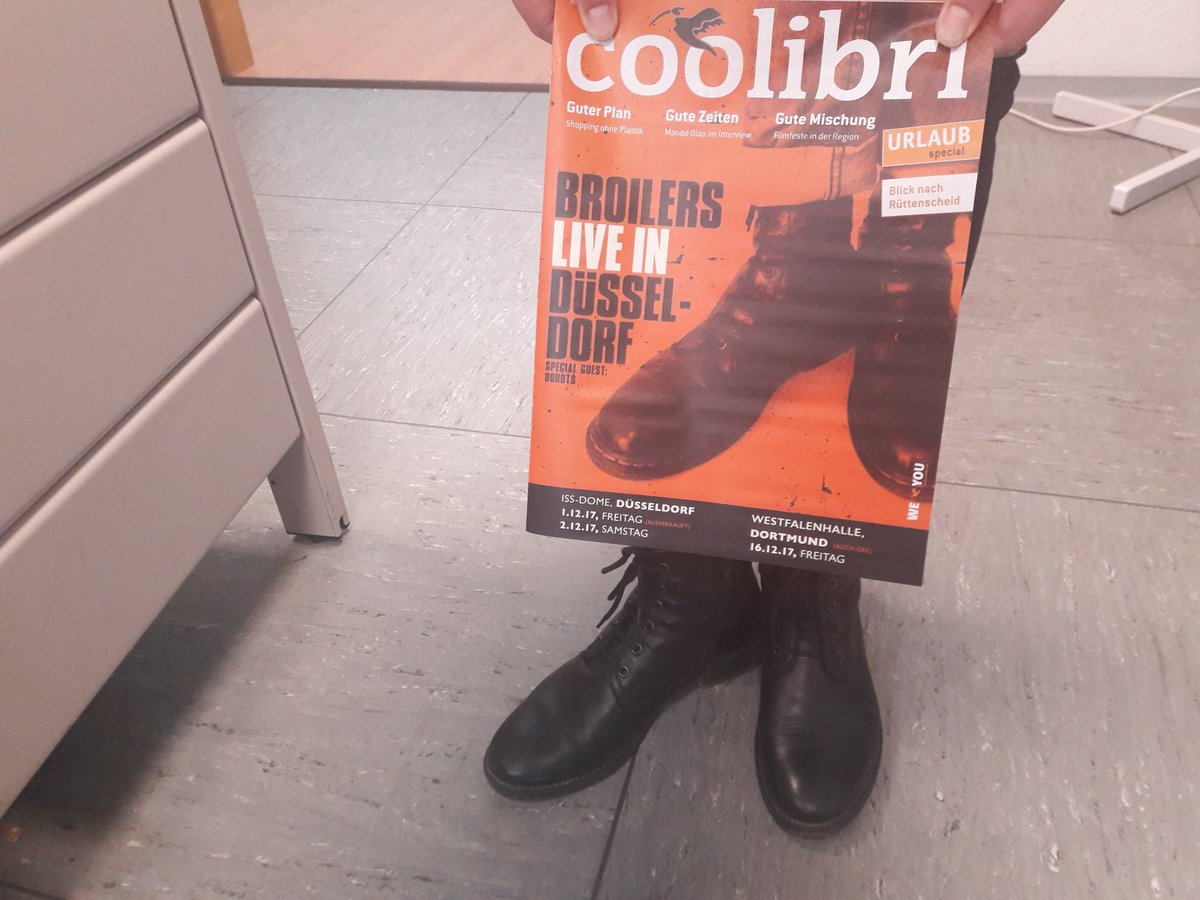 coolibri's tweet photo. Mode inspiriert vom coolibri-Titel...oder: Was die #Broilers können, können wir auch! https://t.co/j9JtLnoFED