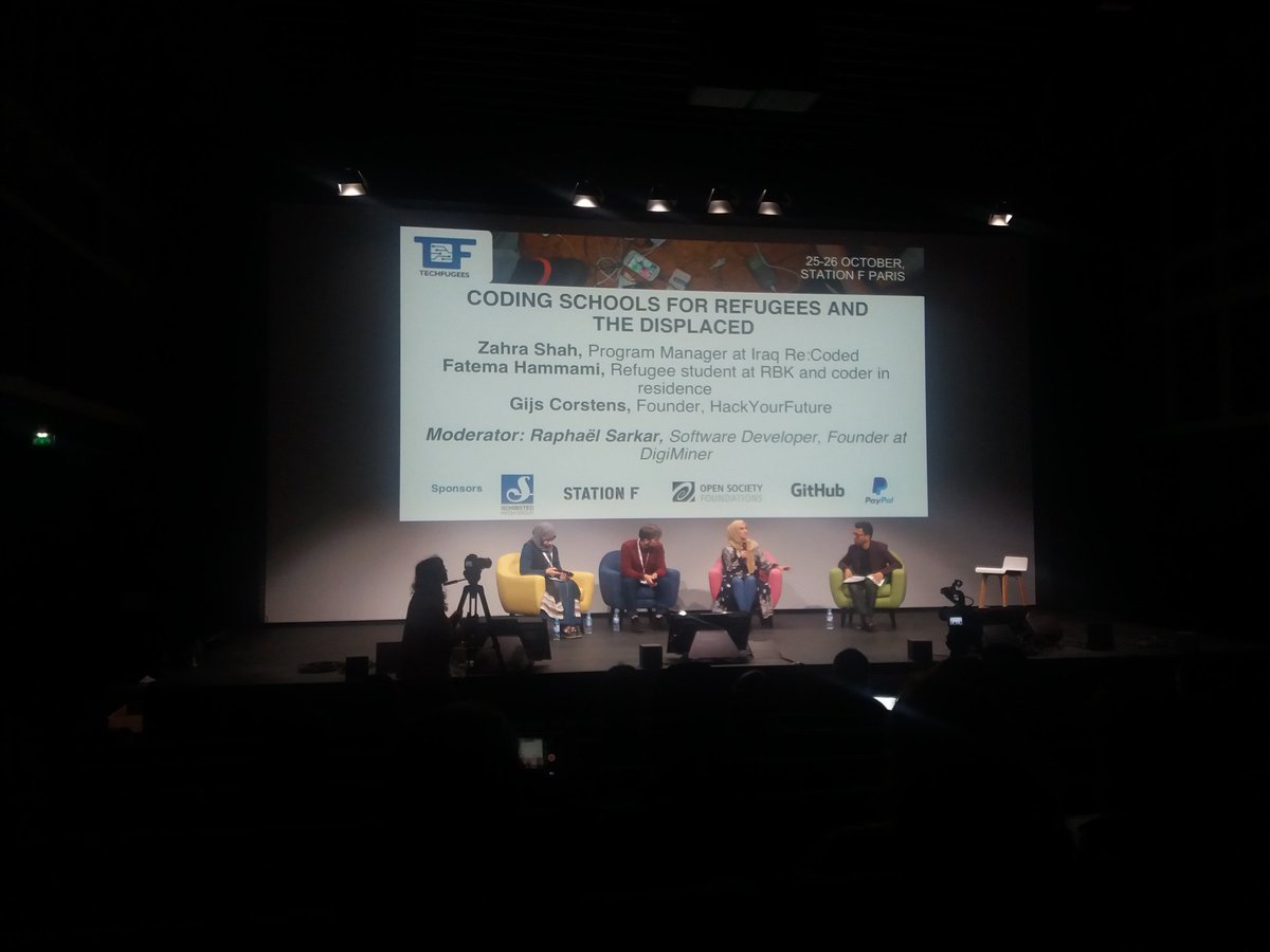 AndrinaBeu's tweet photo. Very excited about this one. @Techfugees doing invitations right. #TFsummit17 #realtalk w/ @ReBootKAMP @hackyourfutures @IraqReCoded https://t.co/5vhnd0VKM6