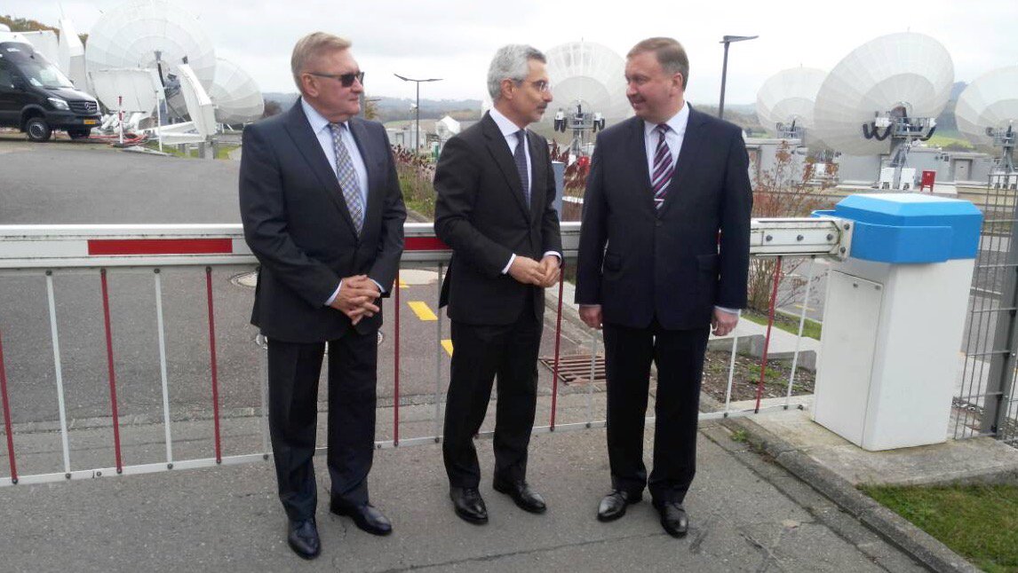 BYinBrussels's tweet photo. PM Andrei #Kobyakov visits #SES_Satellites during his working trip to #Luxembourg for participation in #Belarus_EU_Economic_Forum https://t.co/pnyYuHJcBU
