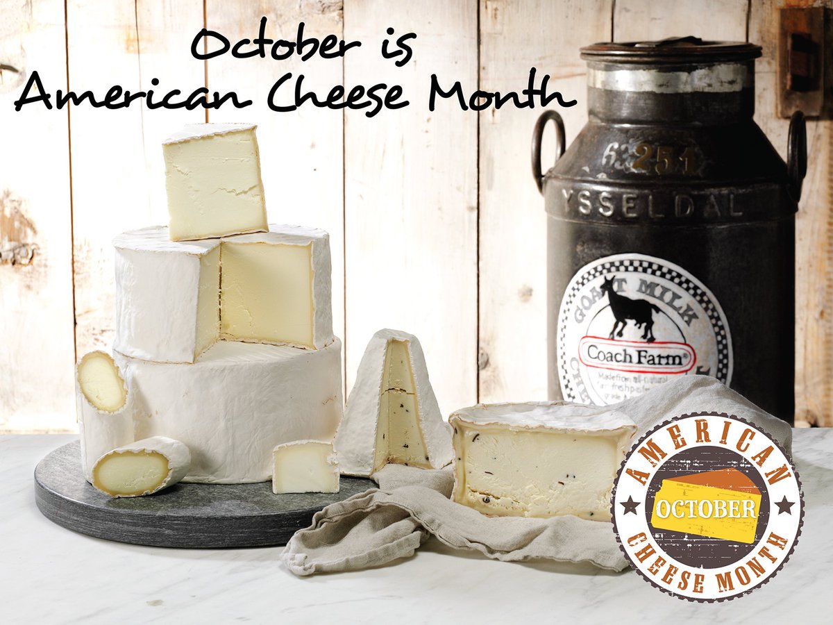CoachFarm's tweet image. American Cheese Month is almost over. Check out our Facebook page for our LAST GIVEAWAY of the month! #AmericanCheeseMonth #ArtisanalCheese