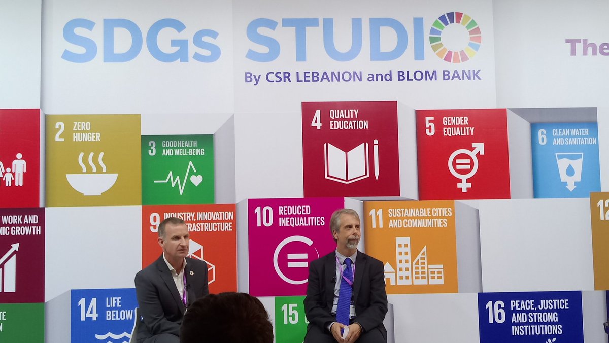 csrlebanon's tweet photo. Opening the floor for our sustainability experts, @davidcoethica and @mallenbaker, discuss the pros & cons of the Global Goals and their impact on society today #CSRLB7 https://t.co/AdVWk0XNhK