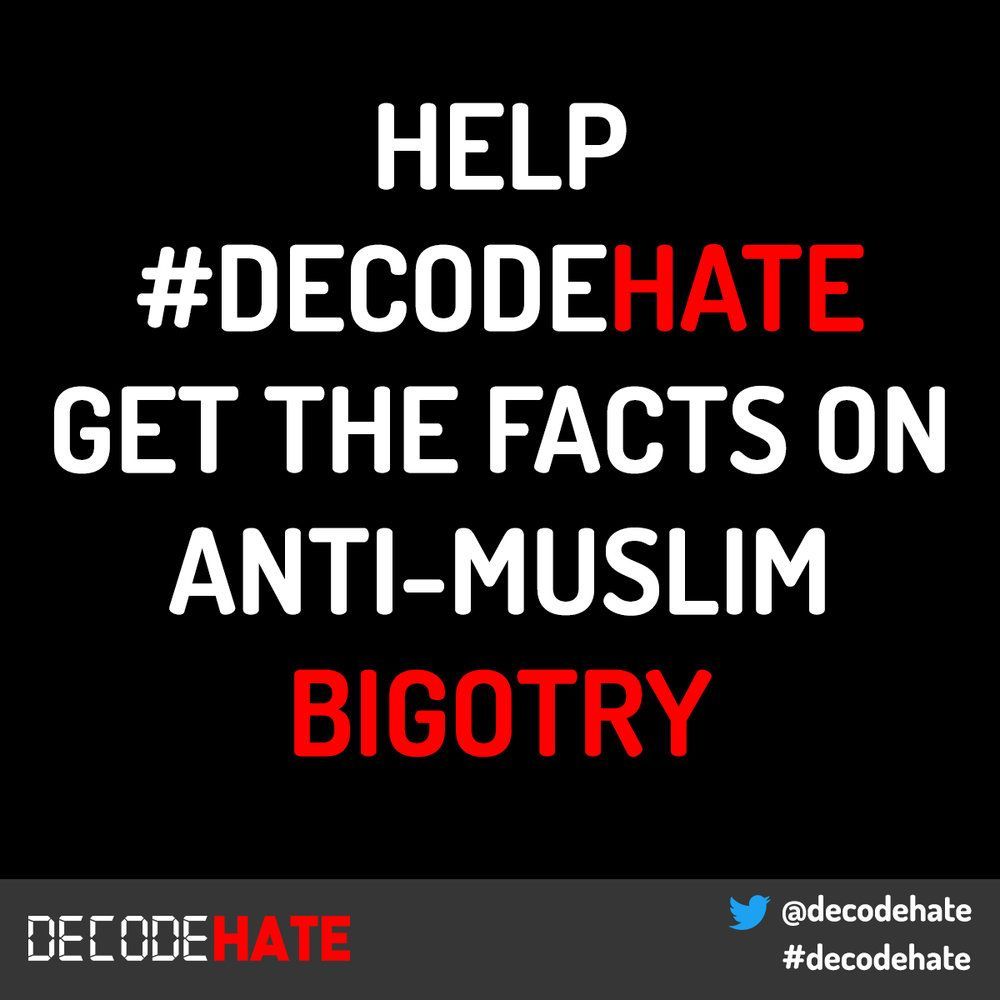decodehate's tweet photo. For information and resources on how to counteract hate in your community:  https://t.co/x0jY3WQ1D4 #DecodeHate https://t.co/Nd0XWOk7Oa