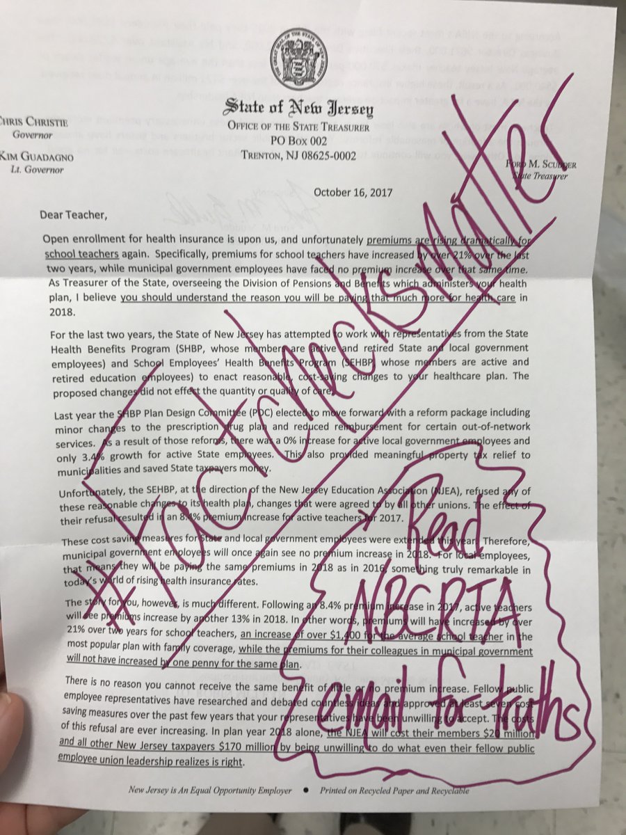 RCMcLean's tweet photo. It’s important to read the facts in email from @NJEA to refute propaganda by @GovChristie #factchecksmatter https://t.co/eWnSlg34tN