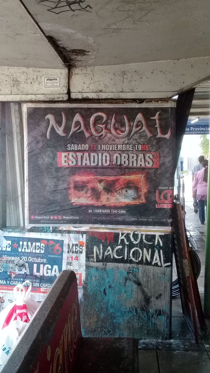 Se viene <a href="/NagualOficial/">NagualOficial</a> en #enobras junto a <a href="/lacondenadecain/">La Condena de Caín</a> ...y las paredes lo demuestran....km35 virrey del pino..