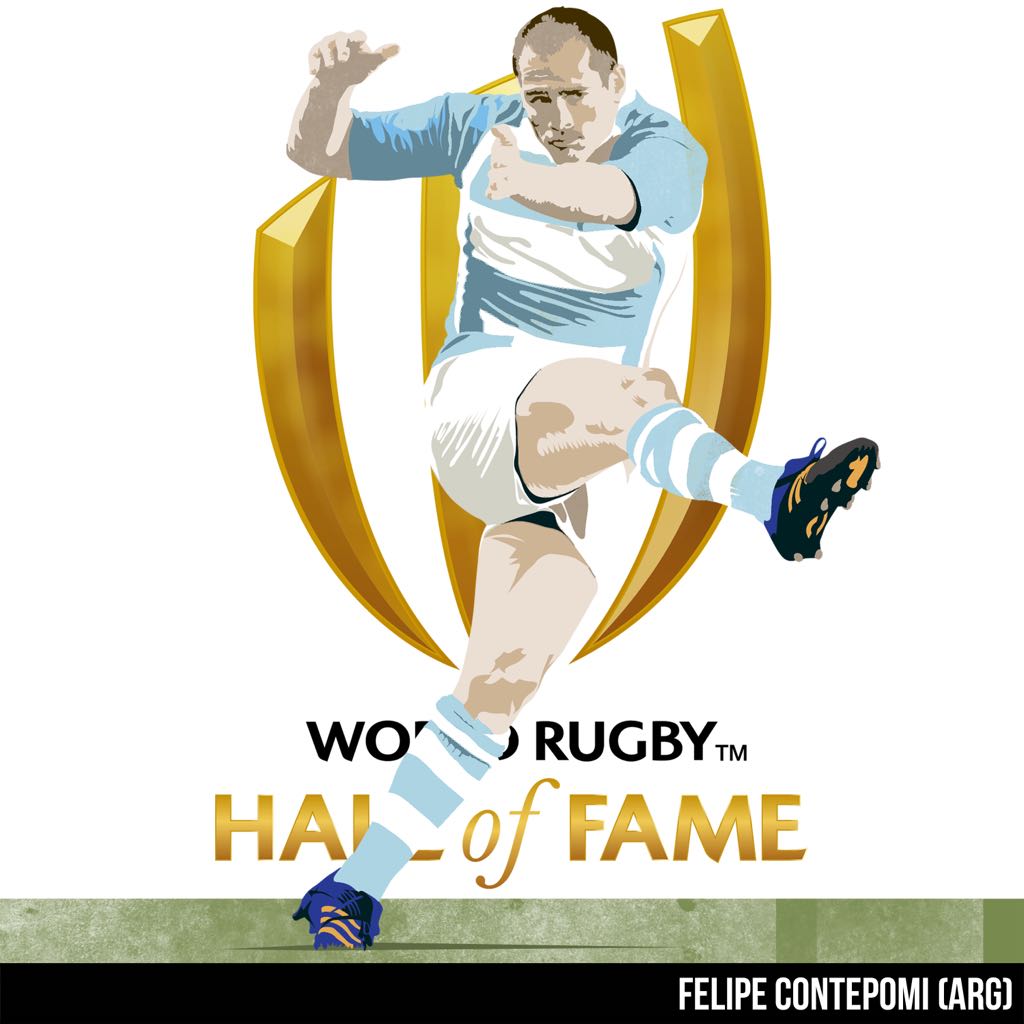 Felipe Contepomi será inducido al Salón de la Fama de World Rugby. Es el tercer argentino que ingresa en este selecto grupo. #WorldRugbyHOF