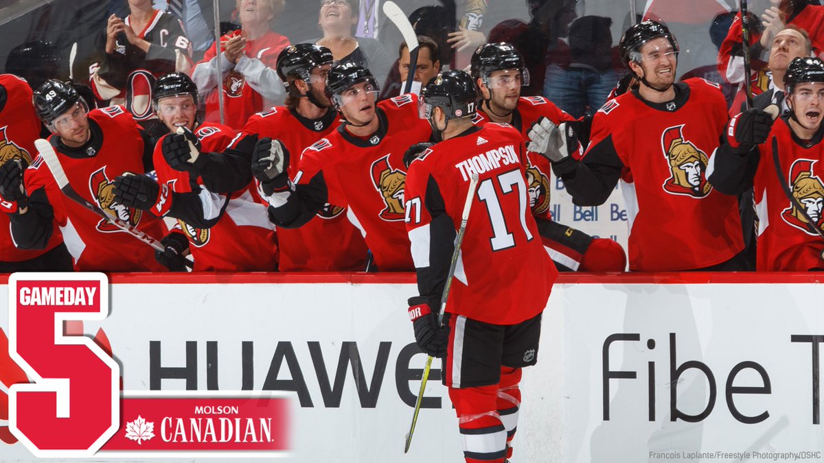 Senators's tweet image. We've got the latest from Nate Thompson, Bobby Ryan, Zack Smith and others in today's Game Day 5.

READ: ottsens.com/2gGE5wK