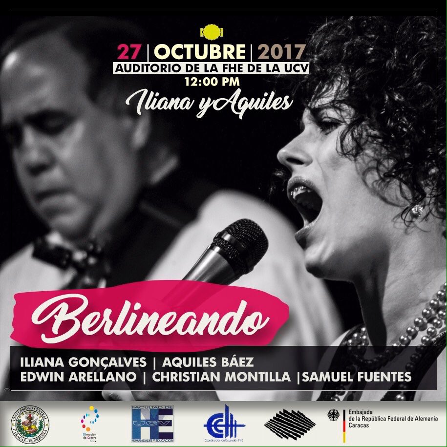 biyoudemo's tweet photo. 🇻🇪 #UCV @VivaLaUCV: La @AlemaniaVzla te invita a #Berlineando durante el #MesDeLaCulturaAlemana https://t.co/5SwF7IIY4q