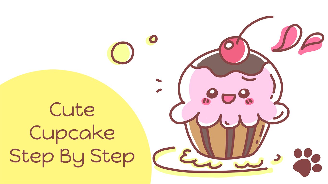 How to Draw a Birthday Cupcake Easy drawings | Easy drawings, Cupcake  drawing, Drawings