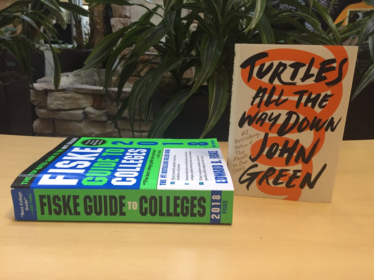 SourcebooksFire's tweet photo. @johngreen Our YA team was already excited to read #TurtlesAllTheWayDown & then you mention #FiskeGuide! #evenmoreexcited #feelingflattered https://t.co/TMN58LavgJ