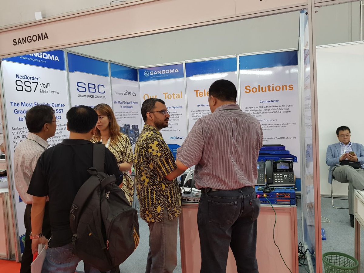 Day-2 of #CommunicIndonesia17 has come &amp; gone – Fantastic attendees at our <a href="/Sangoma/">Sangoma</a> stand #120 today. See you all tomorrow! <a href="/CommunicIndo/">Communic Indonesia</a>