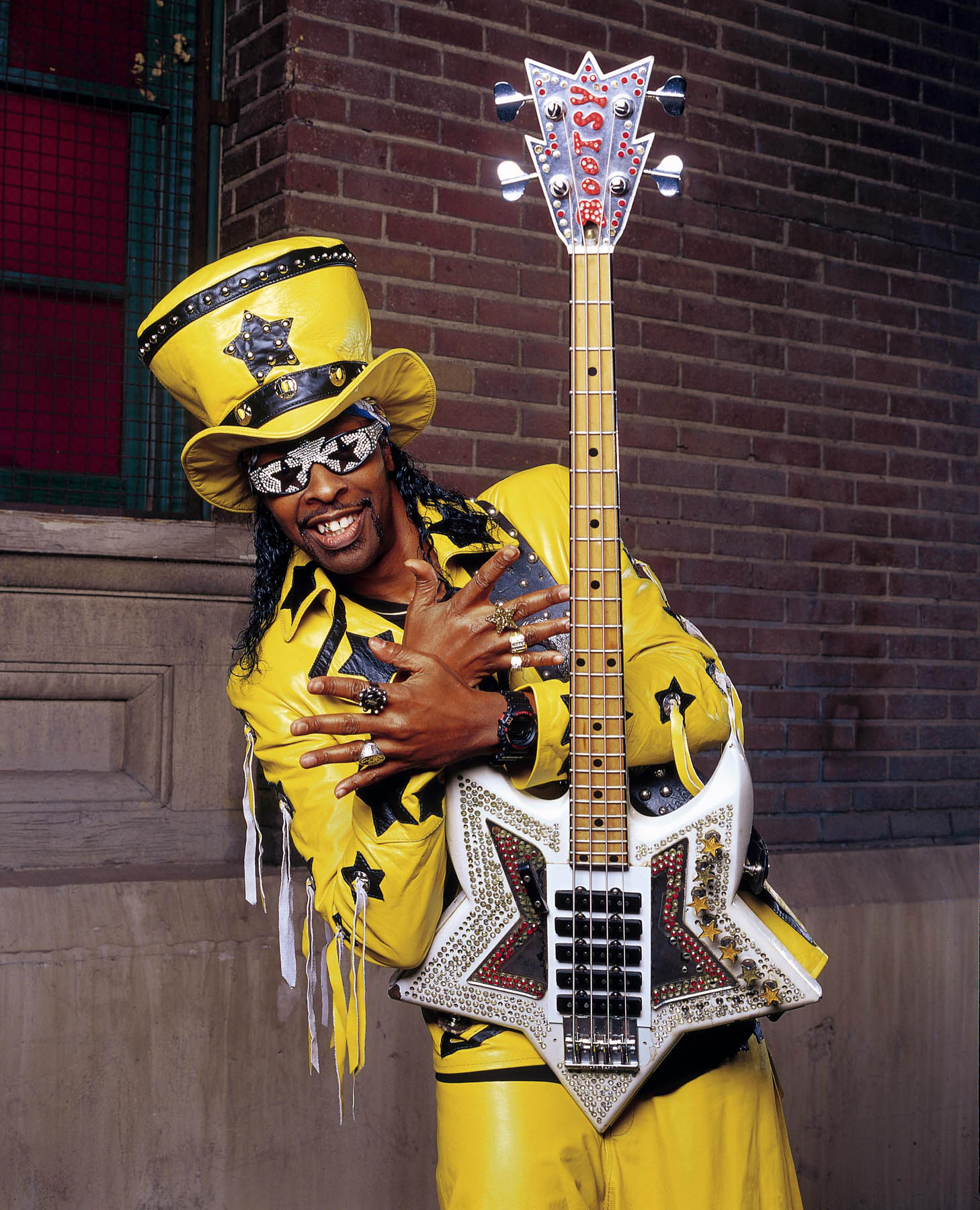 Happy 66th Birthday to the legendary bassist William \"Bootsy\" Collins. 