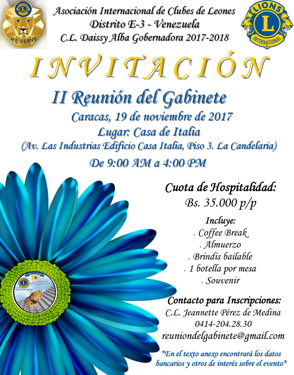 GobDistritoE3's tweet photo. @E3gob2017 les invita a la #IIReuniónDelGabinete, el Domingo 19 de noviembre de 2017. Información: reuniondelgabinete@gmail.com https://t.co/dSuF6Av3Rq