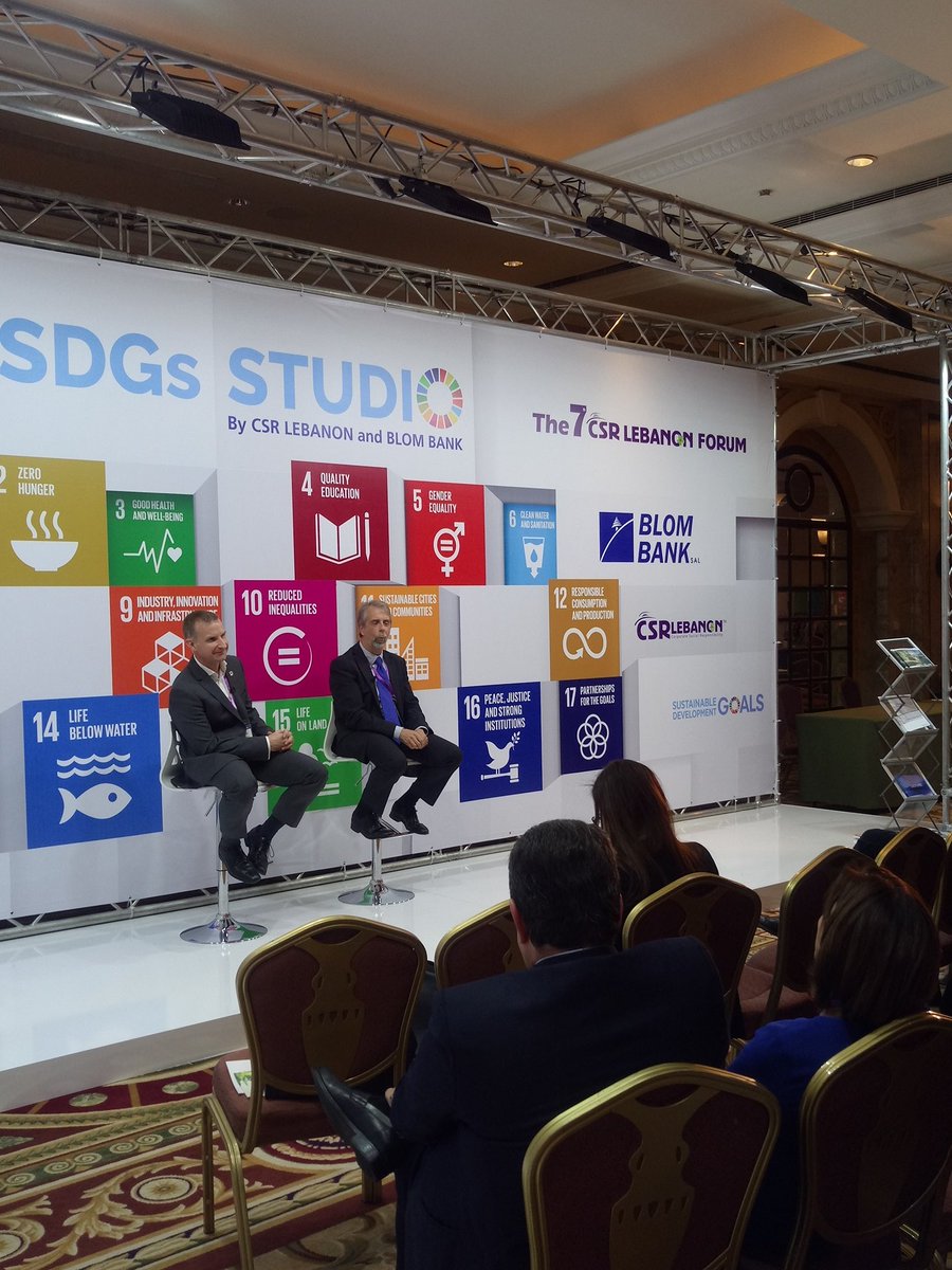 csrlebanon's tweet photo. Great and heated discussion taking place now, engaging our audience and creating strong cases that defend and refute the #SDGs. #CSRLB7 #SDGDebate https://t.co/fNvO5viboz