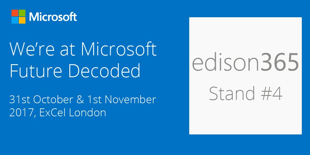 CPS_Solutions's tweet image. @edison_365 is a gold sponsor at #FutureDecoded next week. Come along to stand 4 and see the #awesome new stand complete with faux grass!