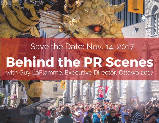CPRSOttawaGat's tweet photo. Registration is now open! Get a #BehindthePRScenes look at #Ottawa2017 w/ Executive Director Guy LaFlamme. Tickets: https://t.co/3pteJtlOG1 https://t.co/cJYSkYZamN