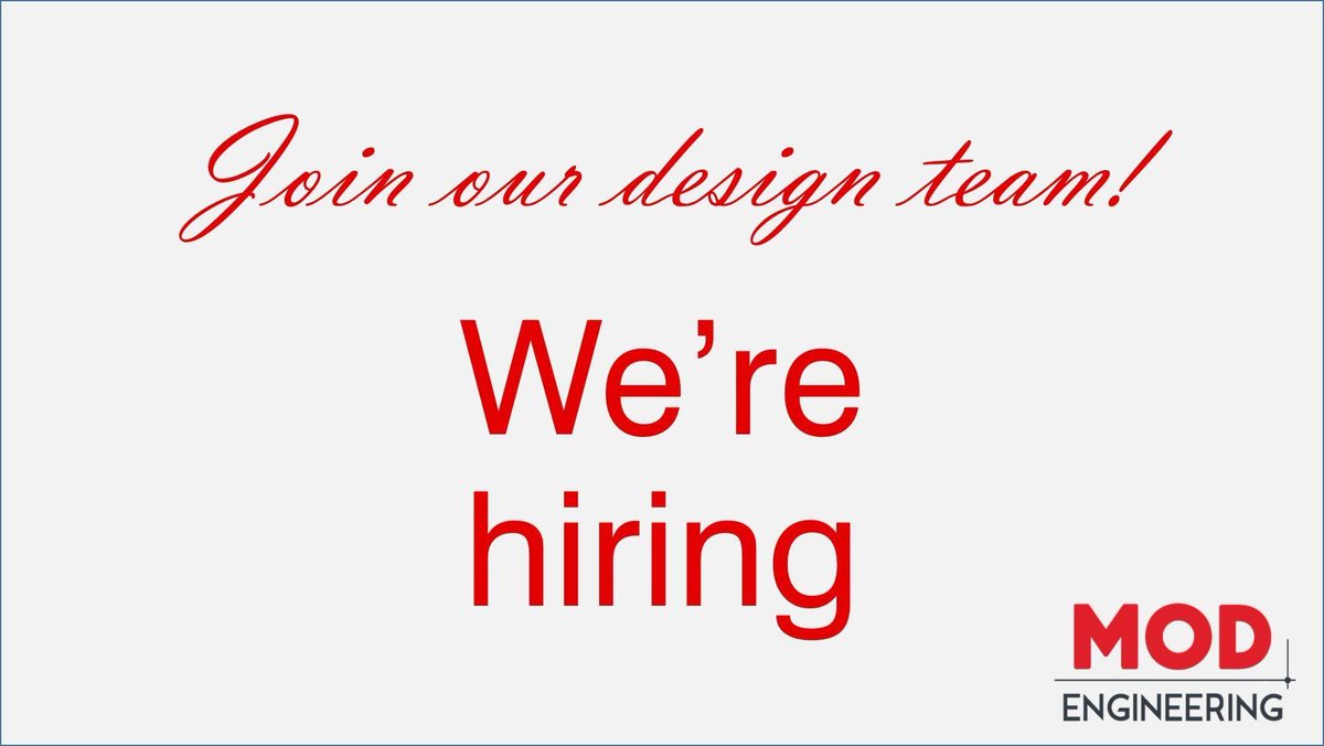 MOD_Engineering's tweet photo. Join us! #Engineering #Team #hiring https://t.co/ArLV03GCYe