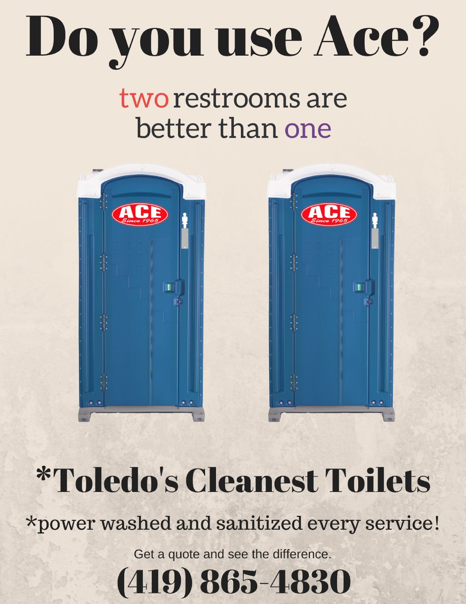 Nice....... #toledo419 #portapotty #acesanitation