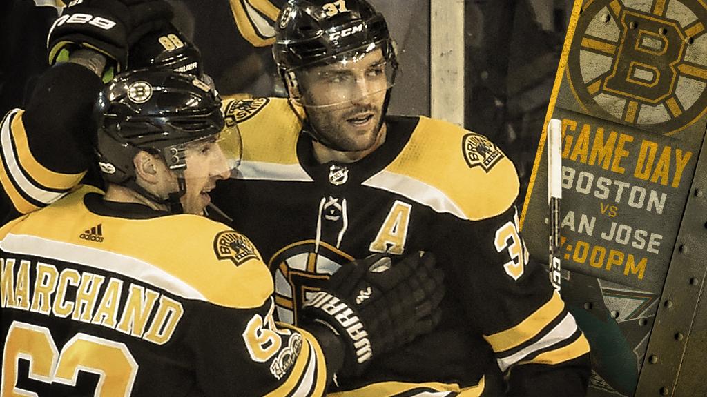 NHLBruins's tweet image. Game day at TD Garden! The #NHLBruins take on the San Jose Sharks at 7PM ET. Preview: bbru.in/2yPvuSE

📺 @NESN
📻 @985thesportshub