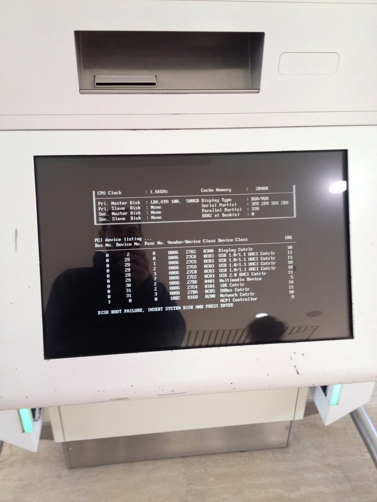 zynubi's tweet image. Map terminal in @centremk today #MiltonKeynes #diskbootfailure