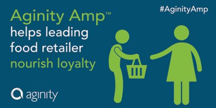 Aginity's tweet photo. Leading food retailer uses #AginityAmp to grow customer loyalty. Learn how: https://t.co/eK4mYWMQDl https://t.co/jL5IR65CS3