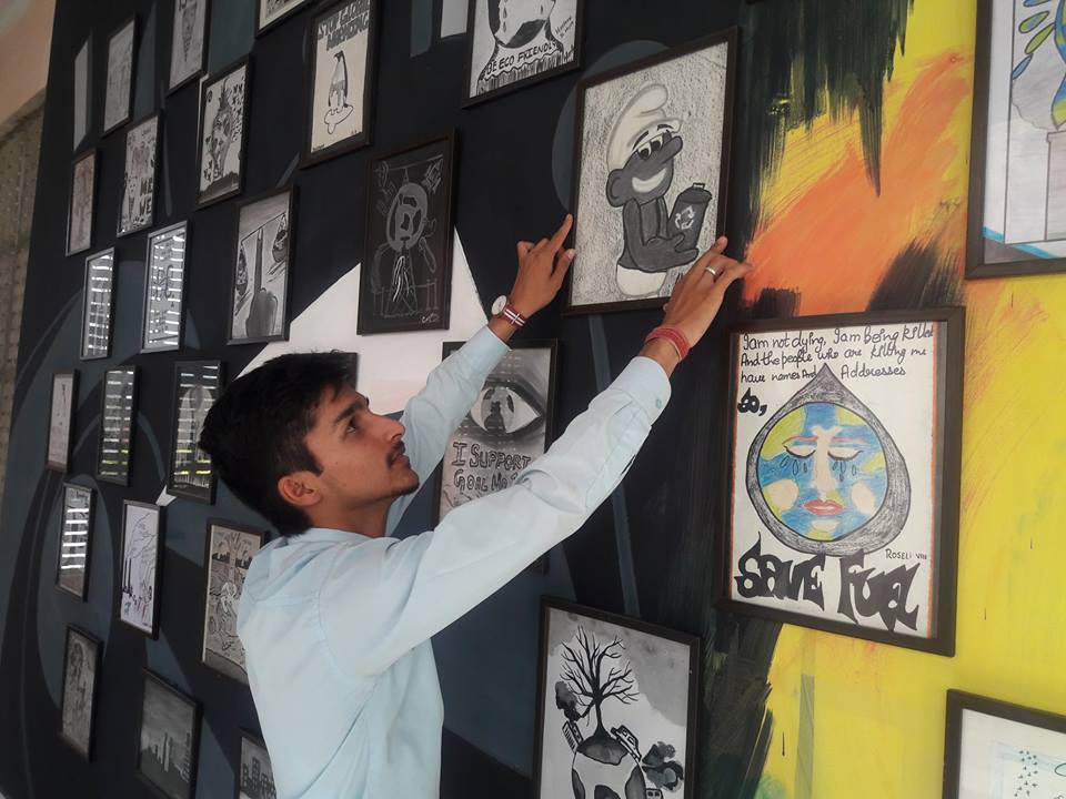 koentimmers's tweet photo. Students @KnpsIndia creating a beautiful mural and making #ClimateActionP immortal. Well done! https://t.co/2xJRGrZYOz