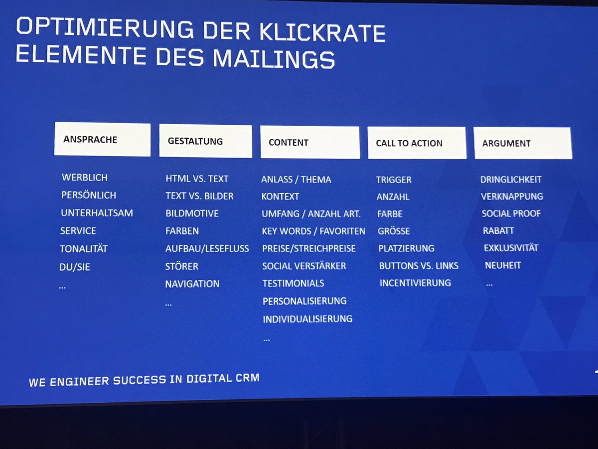 DariusZumstein's tweet photo. Spannende Insights zum #Newsletter Marketing von @artegic am #OMT17  #mayoris https://t.co/VUle3MbBHU