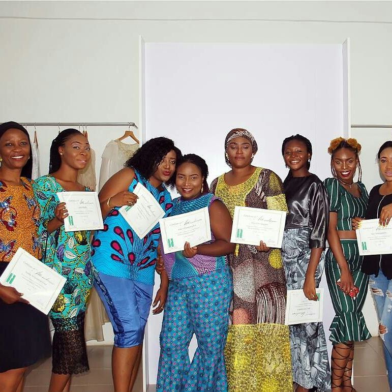 TFA_Abuja's tweet photo. In just eight weeks, each of these ladies proudly walked down our mini-runway showcasing the six garments they made. We're so proud of you. https://t.co/m20riCF7wA