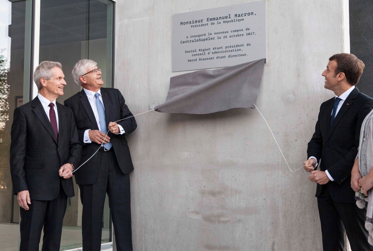 centralesupelec's tweet photo. C'était hier. C'était sur notre nouveau campus. https://t.co/UNQD5Ip3Eg