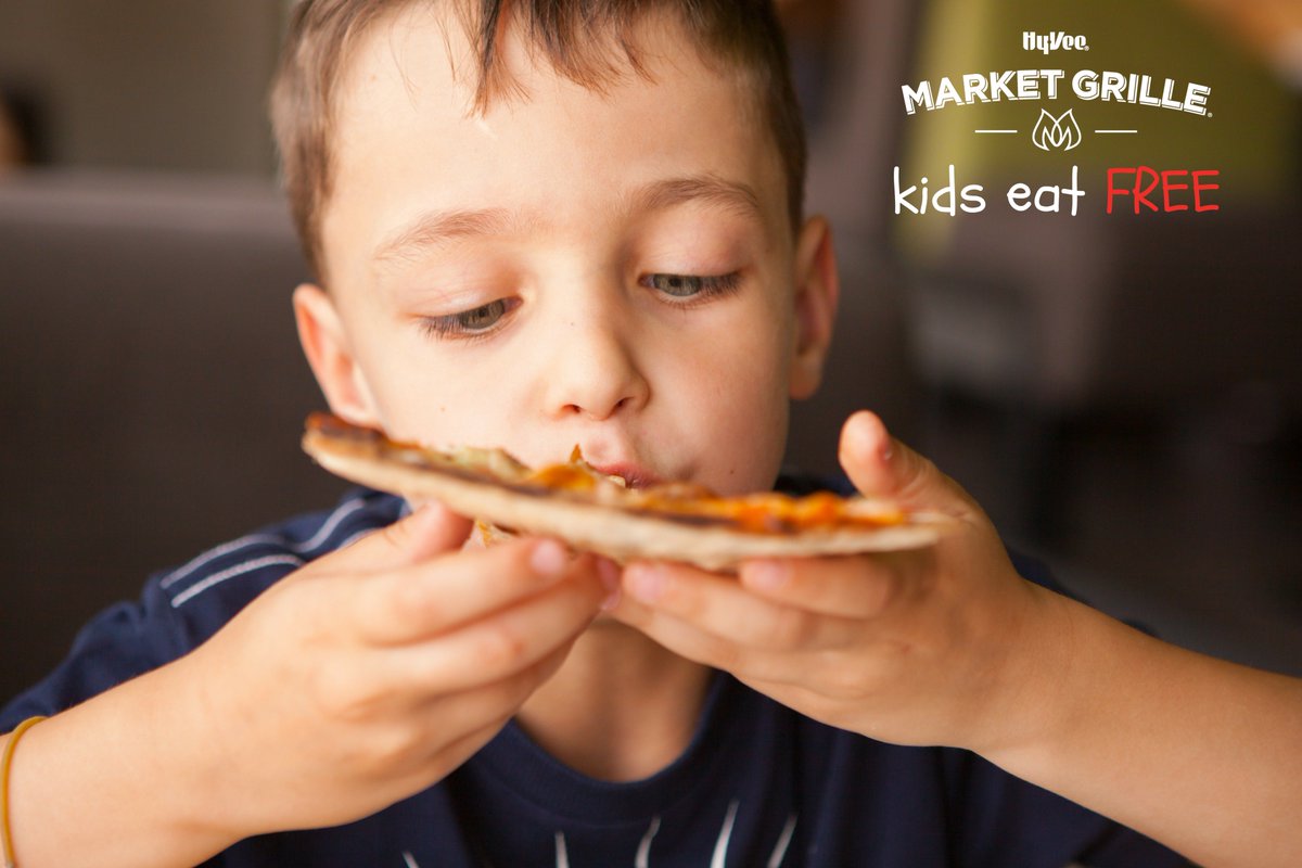Marshall_HyVee's tweet photo. Kids eat FREE today at the Market Grille with the purchase of an adult entree from 11AM to 9PM. See all kids meals https://t.co/RlgI5tGpSz https://t.co/cfknSBiloS