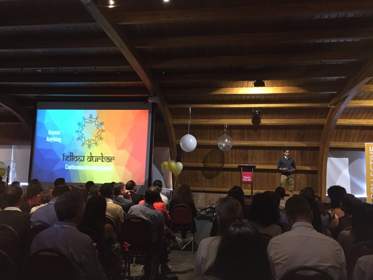 RileyENC's tweet image. So proud of my friend Ram: Durbar nourishes what is in people, not what is lacking #teachforall10