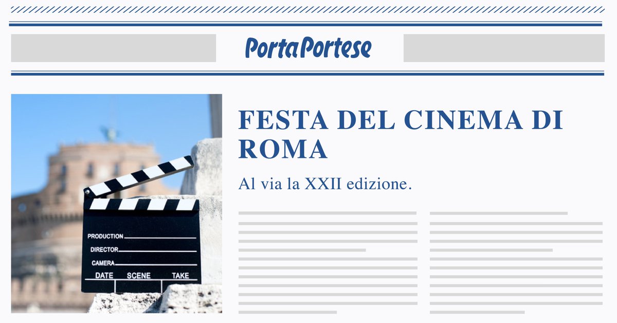 Flash news: torna la Festa del Cinema all’@AuditoriumPdM Tra gli ospiti @OrlandoJB_Bloom Scopri le news di #Roma su portaportese.it/blog/