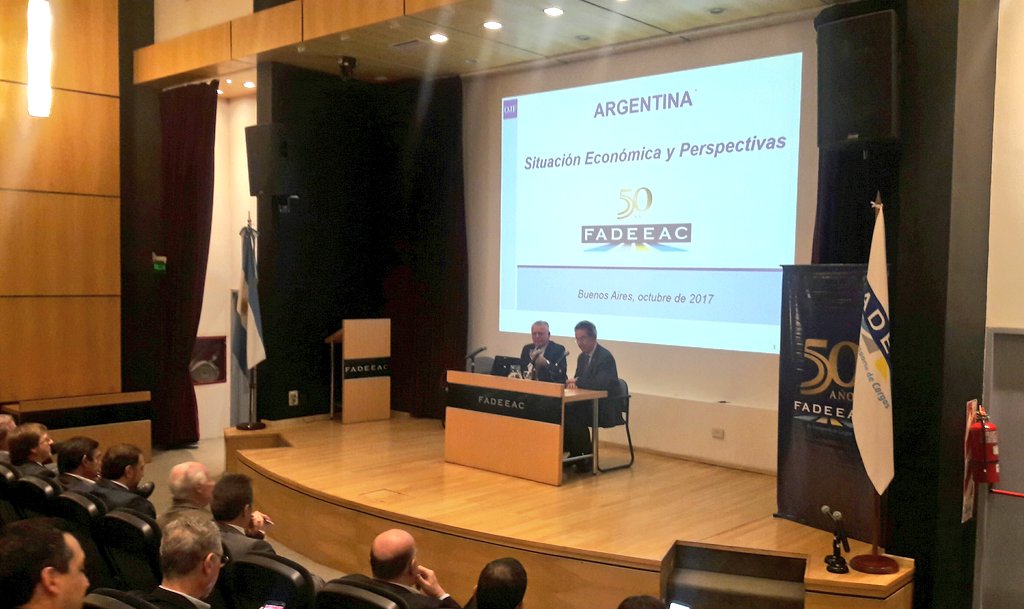 #AHORA en #FADEEAC el Dr Ferreres hace un análisis de la situación económica y perspectivas del país