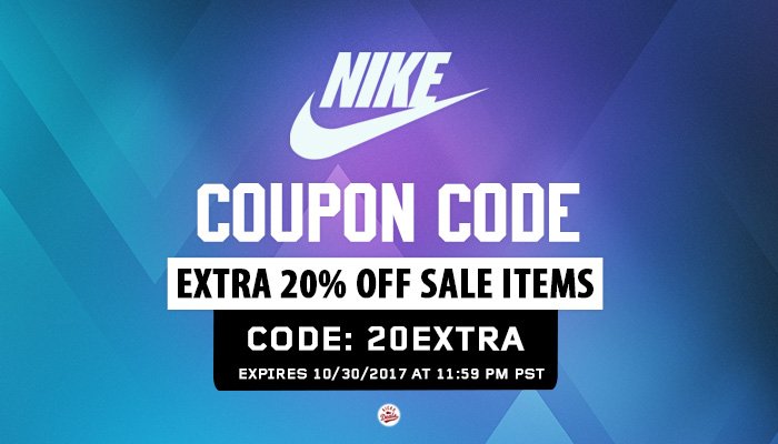 KicksDeals's tweet image. LIMITED TIME -&amp;gt; Get extra 20% OFF SALE items at @nikestore when you use promo code 20EXTRA at checkout!

SHOP: bit.ly/2fhICIY