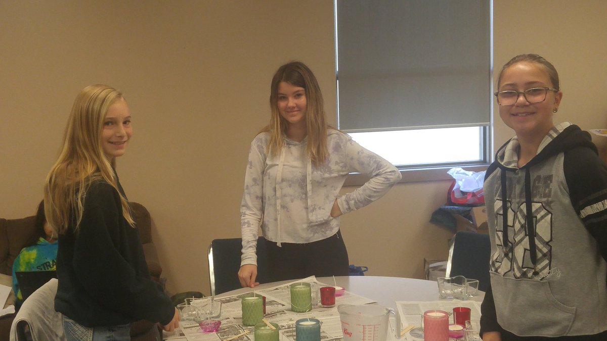 These students are learning how to make candles and soaps in healthy and sustainable ways.