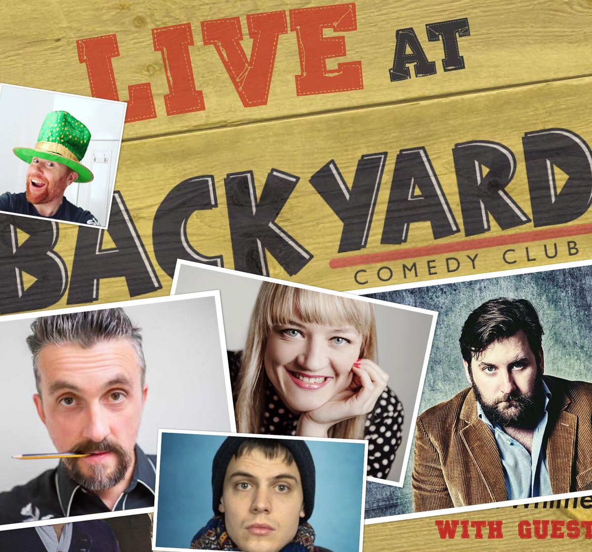 Friday Show in #bethnalGreen @birdmanwatching <a href="/taniaedwards/">Tania Edwards</a> <a href="/rosssmith11/">Ross Smith</a> @fergaltweet get your tickets from backyardbar.co.uk #comedy
