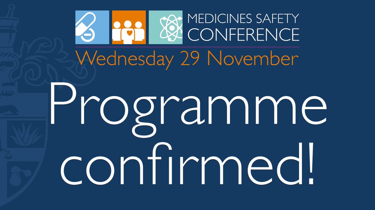 rcpharm_Wales's tweet photo. Our #MedSafetyConf speakers &amp; programme are now confirmed! Find out more &amp; book your place: https://t.co/PGzVr3oSBZ https://t.co/lDcLmZfJ6j