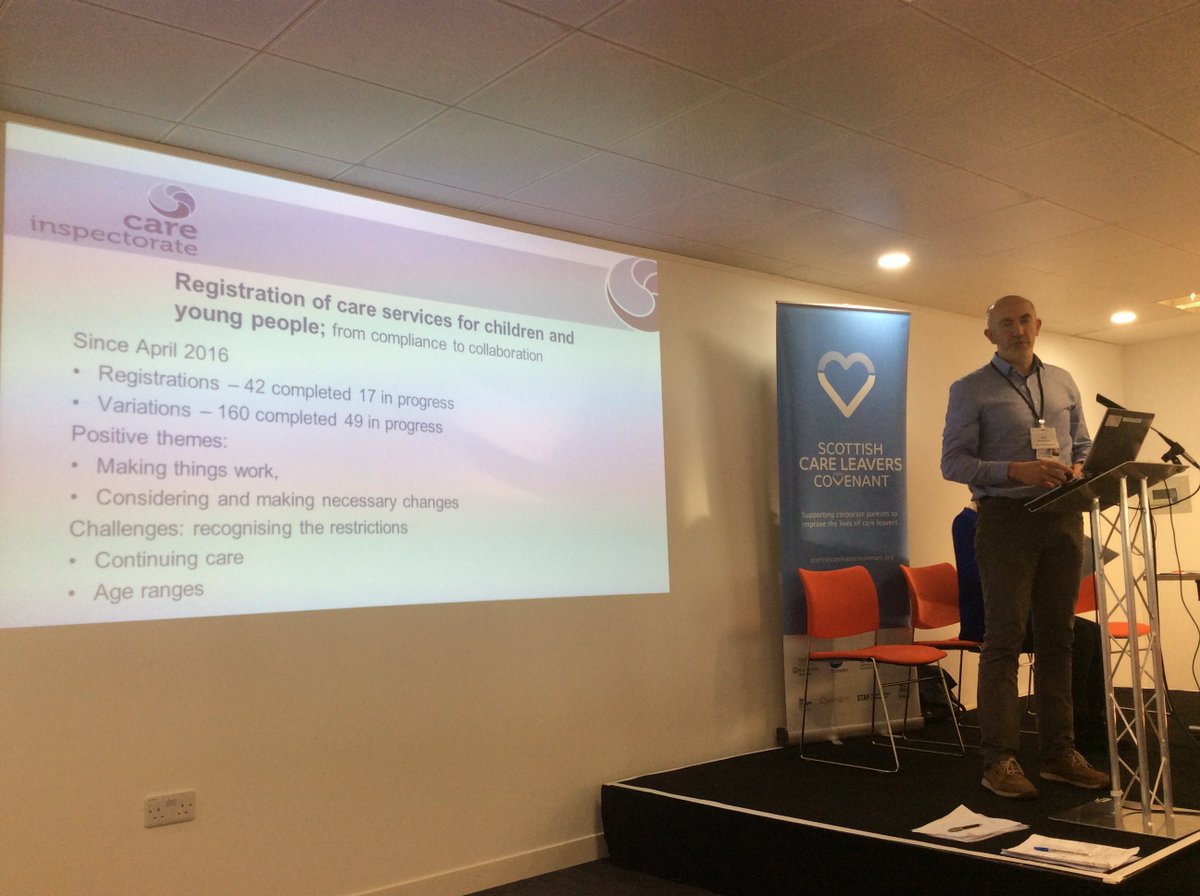 CareInspect's tweet photo. Judith Tait and Neil Gentleman are keynote speakers at the Scottish Care Leavers Covenant this afternoon #SCLC17 https://t.co/qV8fxD7eZ3