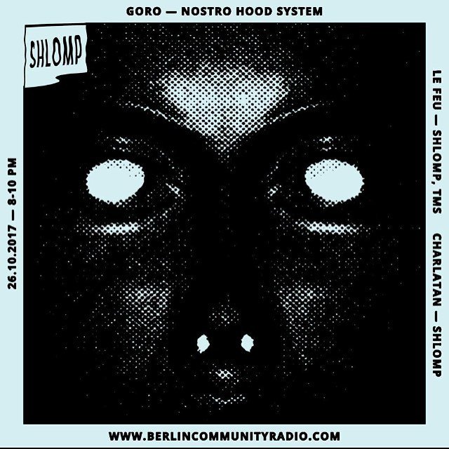 ShlompSound's tweet photo. TONIGHT!
The Shlompshow Live on @BCR_Radio 8-10pm
Guest GORO alongside the hosts LEFEU &amp; CHARLATAN
https://t.co/BKFHAhyJyM https://t.co/xeoex279V4