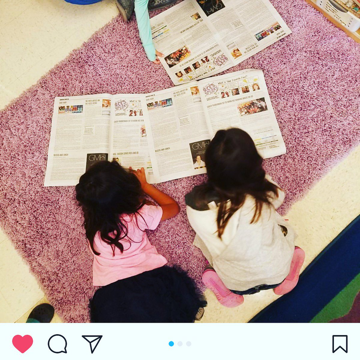 ElePress's tweet photo. Students @RCES are loving their 1st student produced paper!  So much talent &amp; heart in this group of kids.  We're so proud to work w. them! https://t.co/sPFLAoikjP
