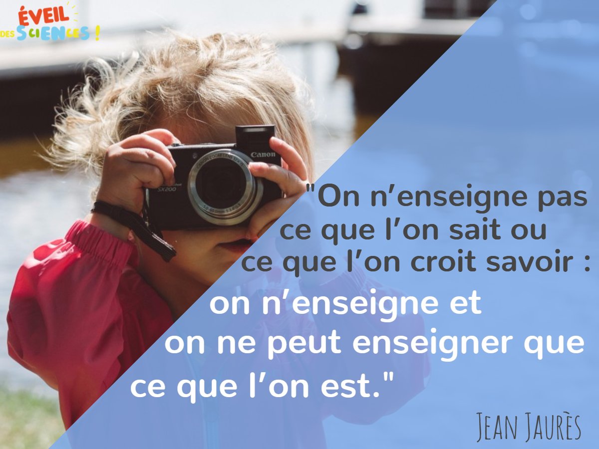 #citation "on n’enseigne et on ne peut #enseigner que ce que l’on est" Jean Jaurès #éducation #réflexion