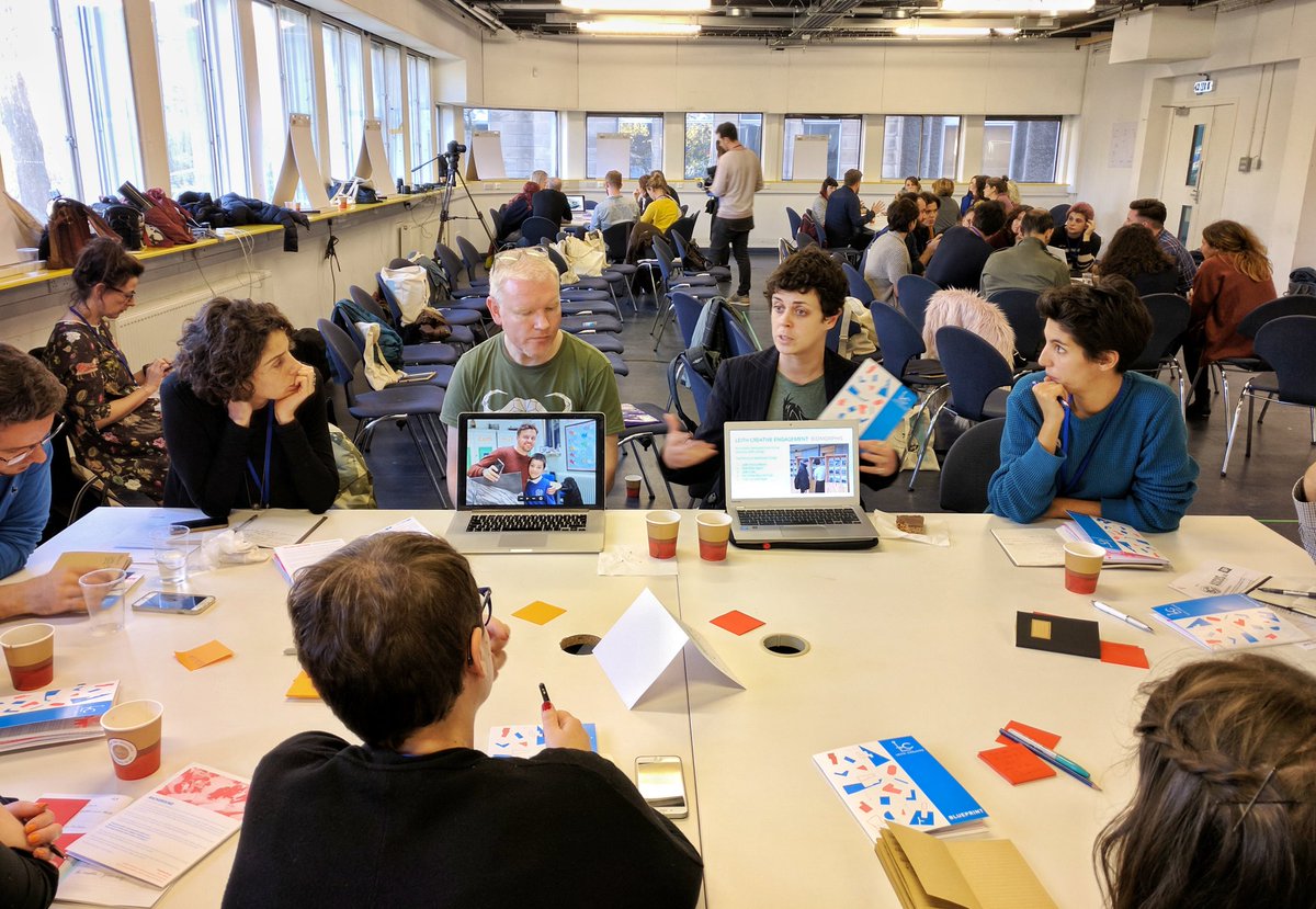 chrisdonia's tweet photo. Many exciting talks and workshops on the future of the #CreativeHub; inevitably with @CreativeEdin one wants to join in EVERY conversation. https://t.co/wjmC4jA4hh