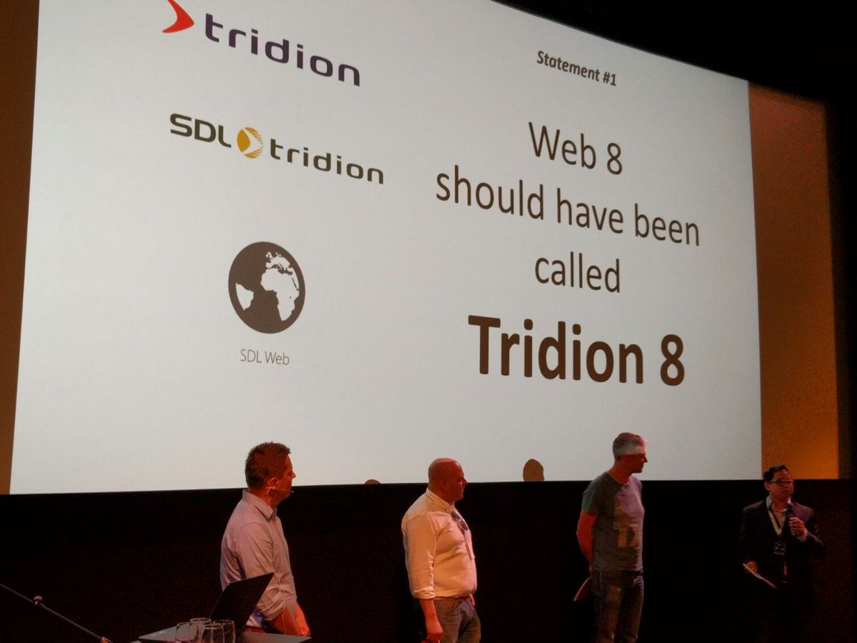 rongrisnich's tweet image. Rebranding @SDL Web back to Tridion was already suggested at Tridion Developer Summit 2016 ;) #SDLConnect17 #SDLTridionDX