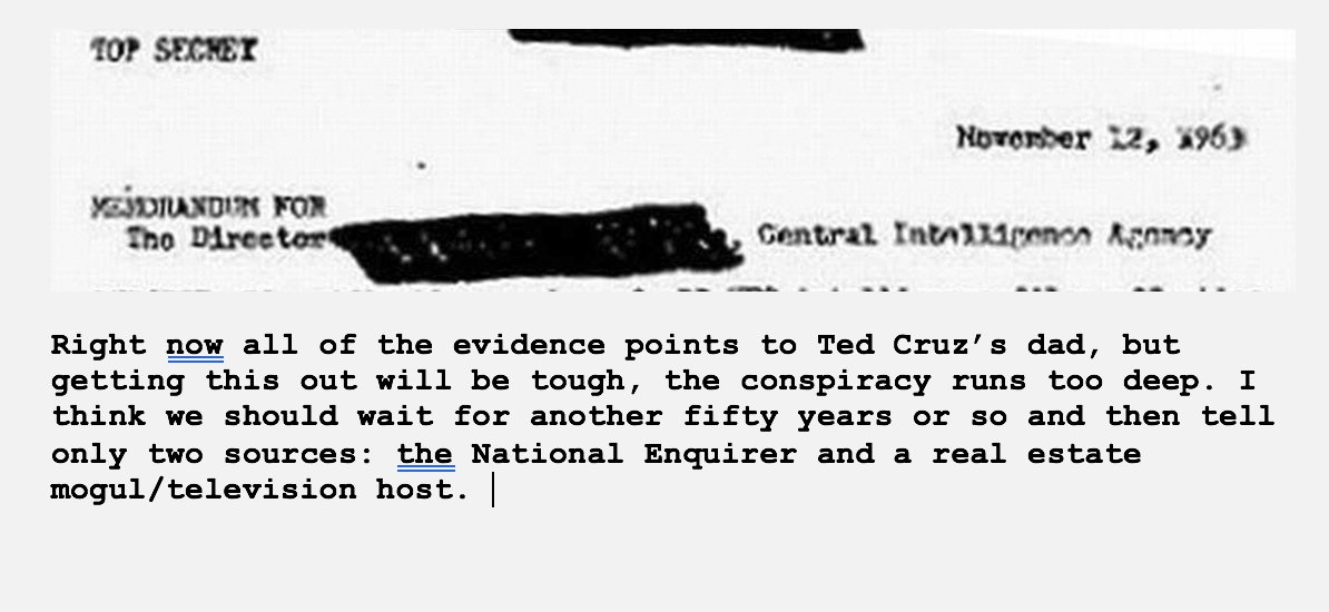 jimgeraghty's tweet photo. Dear God… I can’t believe this is in that new batch of classified files about the JFK assassination. https://t.co/tj5P8PhmHL