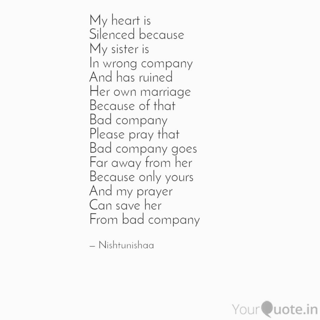 nishtunishaa's tweet photo. My heart is 
Silenced because 
My sister is 
In wrong company.... 
#pray #marriage #isilenced #yopowrimo #yqbaba 
#yourquote @YourQuoteApp https://t.co/H8g1vj9uGo