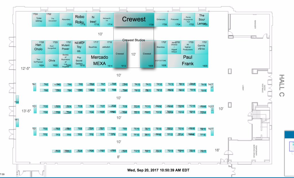 TOOFLY's tweet photo. We will be in HALL C @crewest BOOTH #1708 #ladiesloveproject #designercon https://t.co/VVTwjqKrby