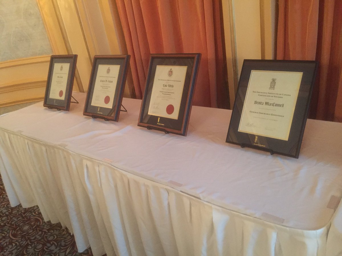 InsuranceInsPEI's tweet image. The hardware is on display! @InsuranceInsCA #IICGrad2017